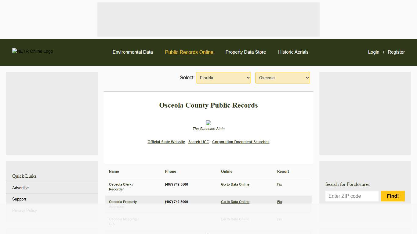 NETR Online • Osceola • Osceola Public Records, Search Osceola Records, Osceola Property Tax, Florida Property Search, Florida Assessor